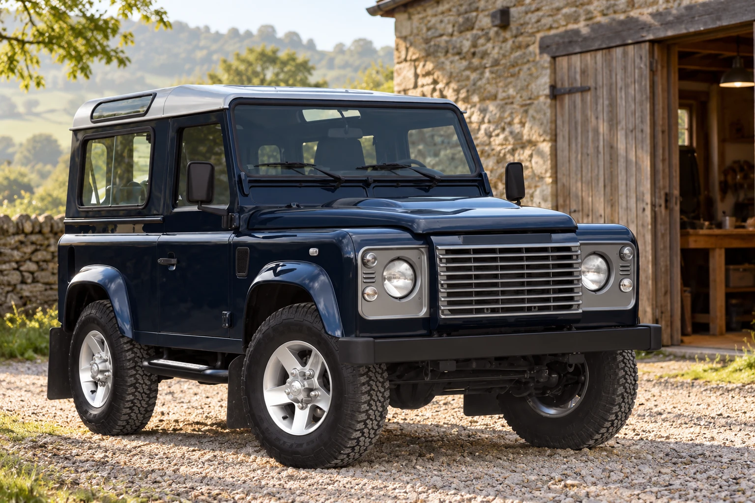 Classic Defender 90 from the model-update press gallery