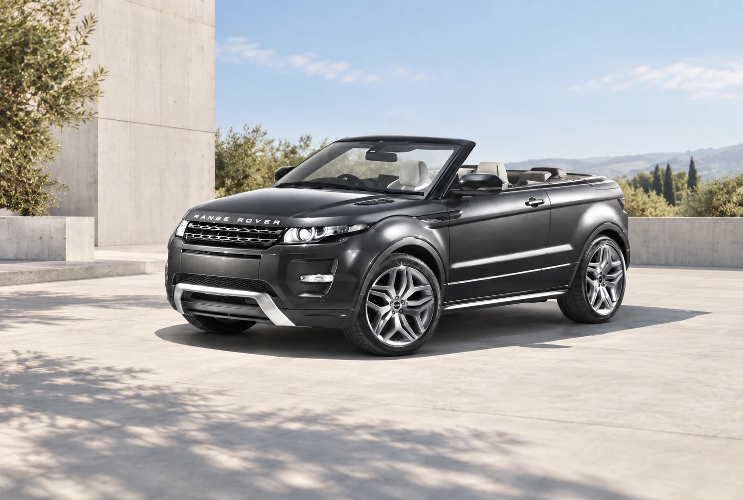 Range Rover Evoque Convertible Concept illustration