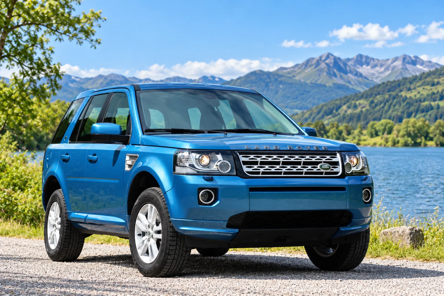 Updated Freelander 2 with revised front lighting