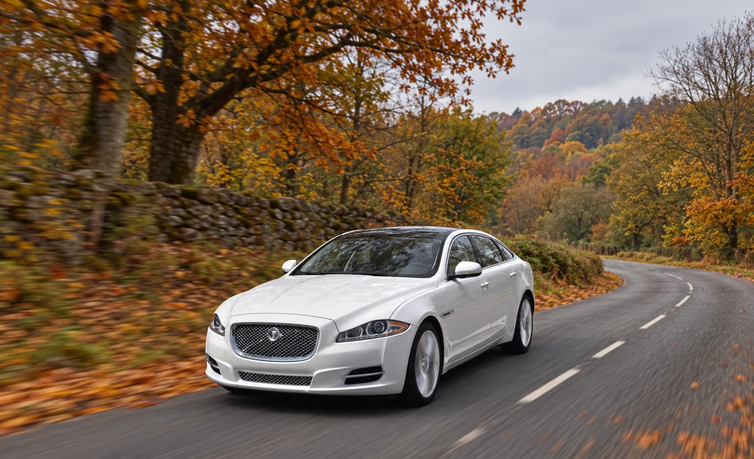 Jaguar XJ with the new AWD powertrain
