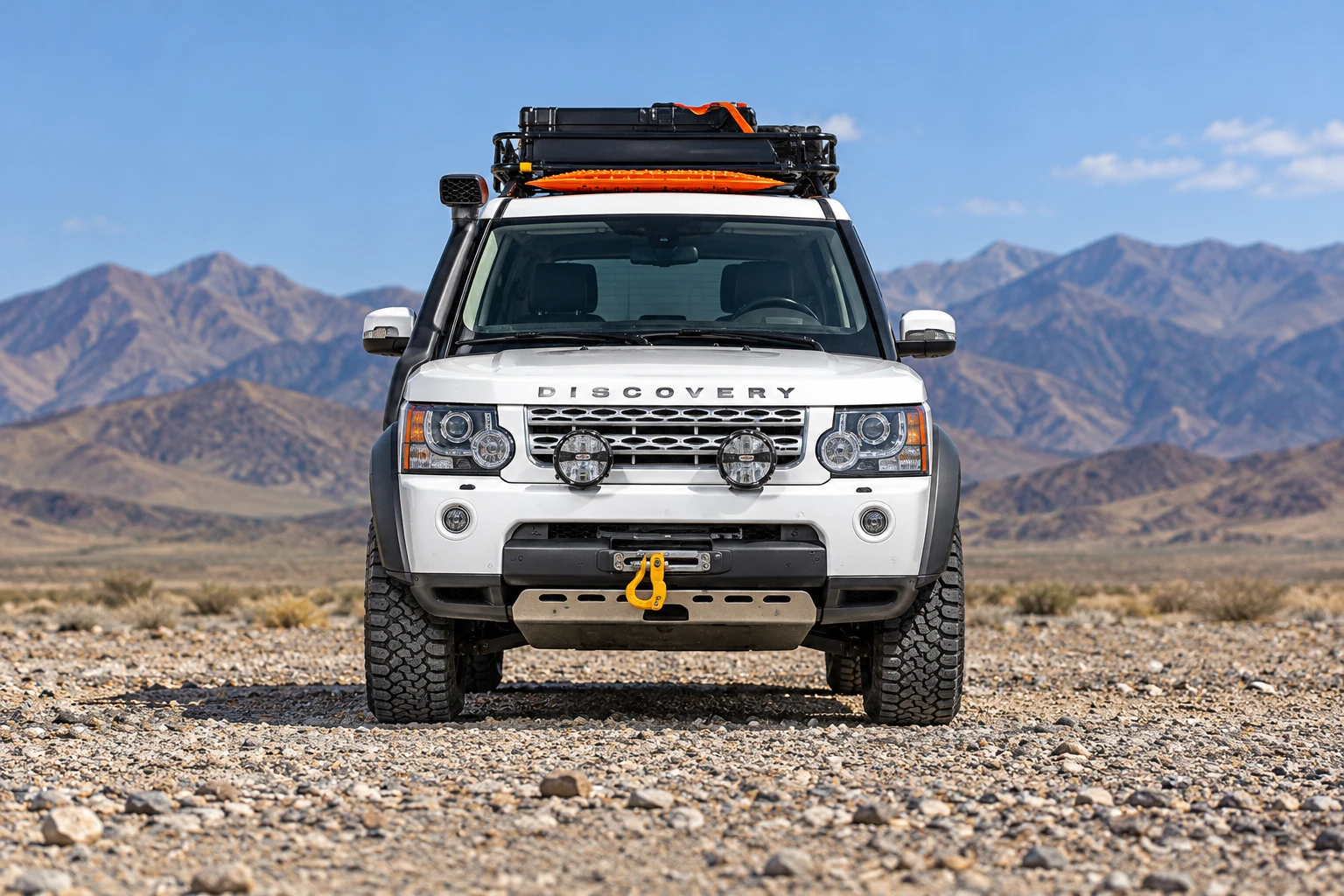 The millionth Discovery with expedition equipment