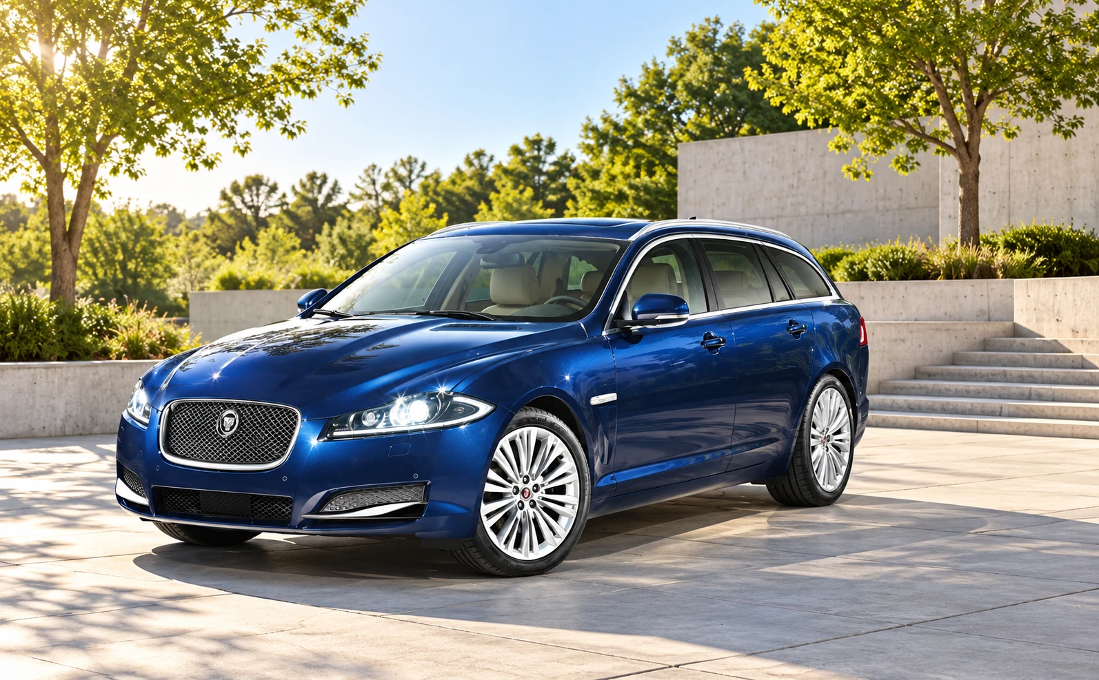 First Jaguar XF Sportbrake illustration